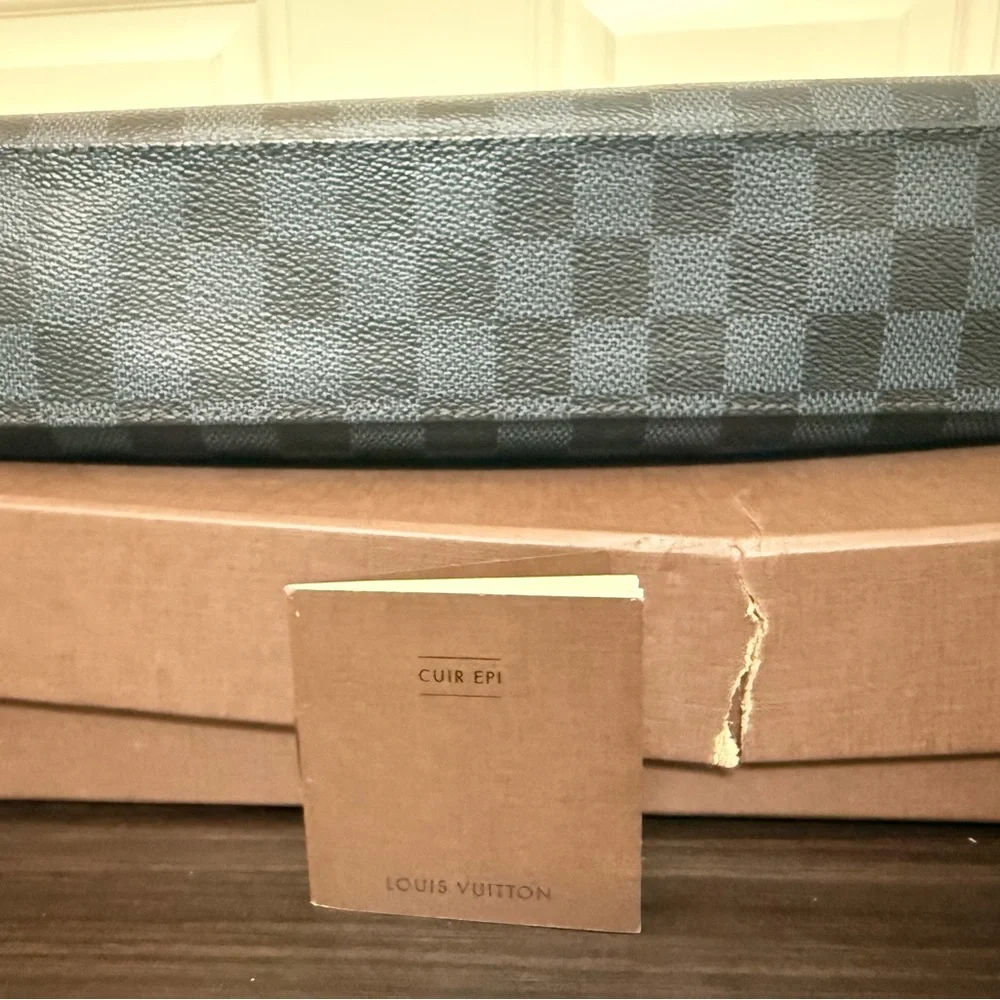 ✨ Louis Vuitton Damier Cobalt PDV PM Briefcase Full Set ✨